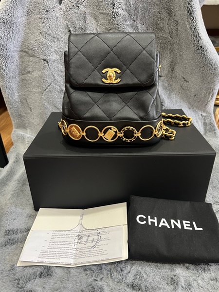 Túi Chanel balo đen+
