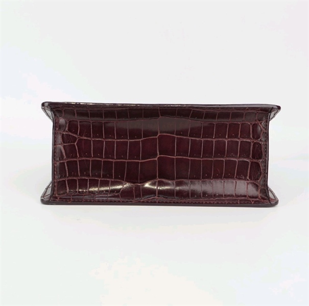 Túi LV vân da tím đỏ 24cm (BQ) KG+