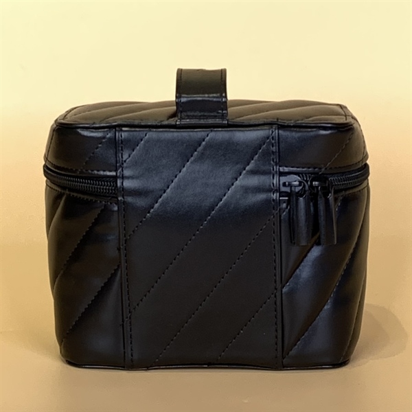 Túi hộp trang điểm YSL đen KG+