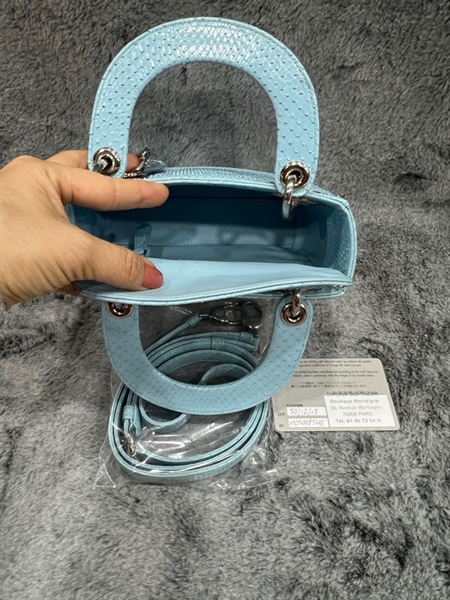 Túi Dior Lady xanh +