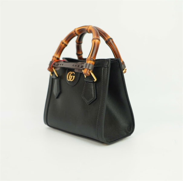 Túi GG đen quai trúc size 20 +
