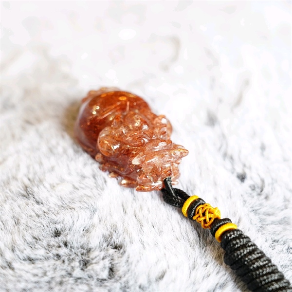 Long quy thạch anh tóc đỏ (s18) 528525 +