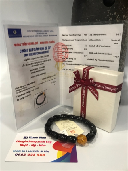 Vòng tay Hồ phách 15