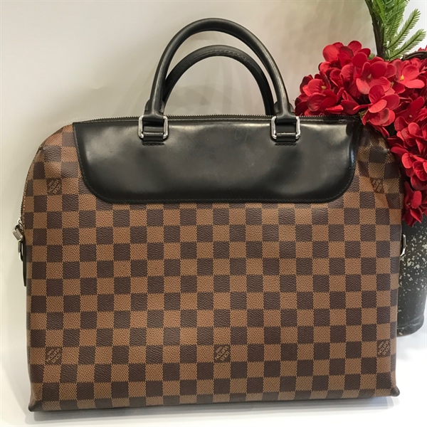 Túi LV nâu ô vuông KG+