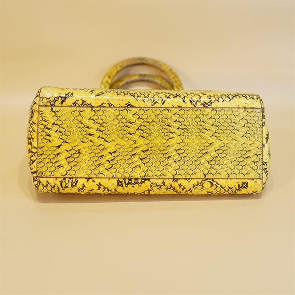 Túi xách Salvatove da rắng vàng KG+