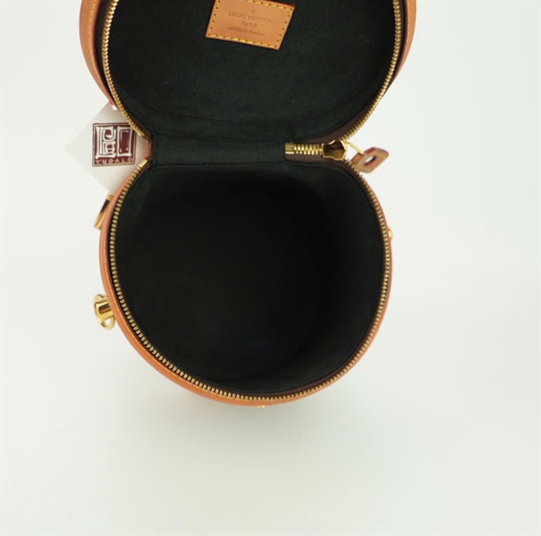 Túi LV tròn hoa nâu KG+