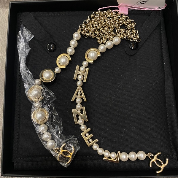 Dây chuyền CC ngọc trai chữ KG+