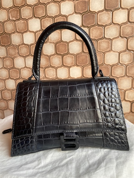 Túi Balenciaga Hourglass Đen+