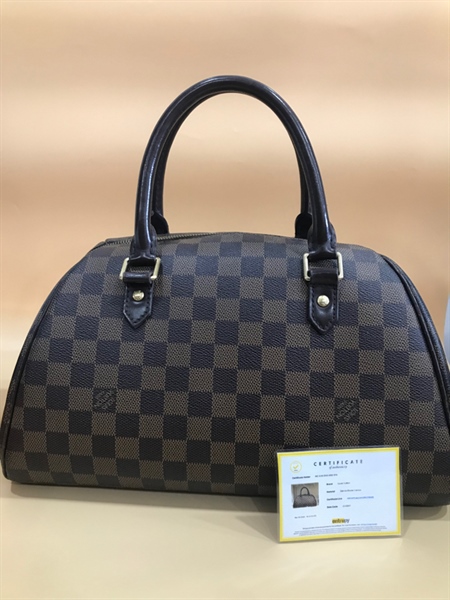 Túi Speedy LV Ô Vuông Nâu Vàng KG+