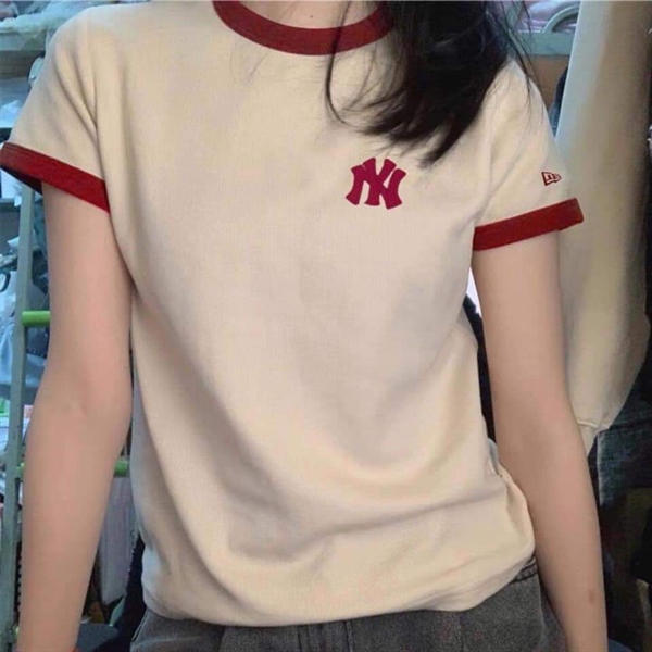 Áo Thun NY kem chữ đỏ KG+