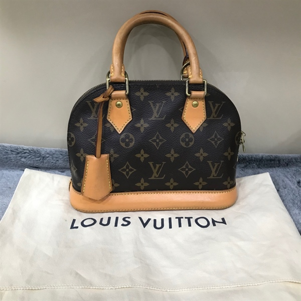 Túi LV Alma hoa nâu kèm ổ chìa KG+