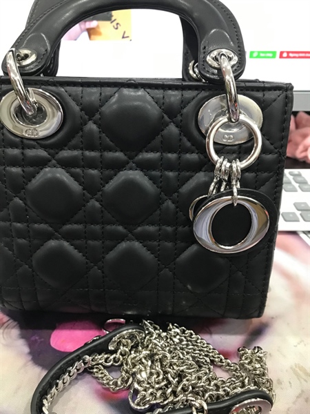 Túi Lady Dior Đen +