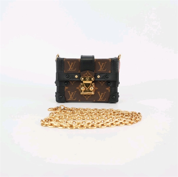 Túi LV mini hoa nâu Kg+