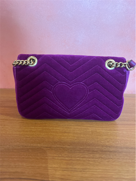 Túi Gucci marmont nhung tím +