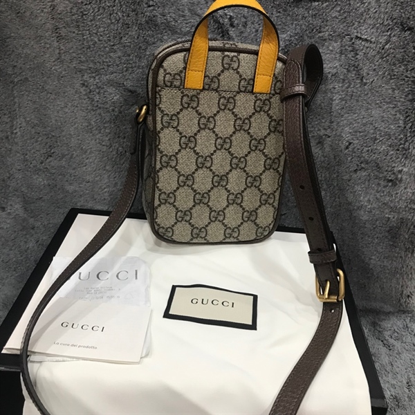 Túi GG đeo chéo quai vàng +