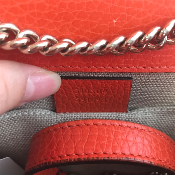 Túi GC cam vuông KG+