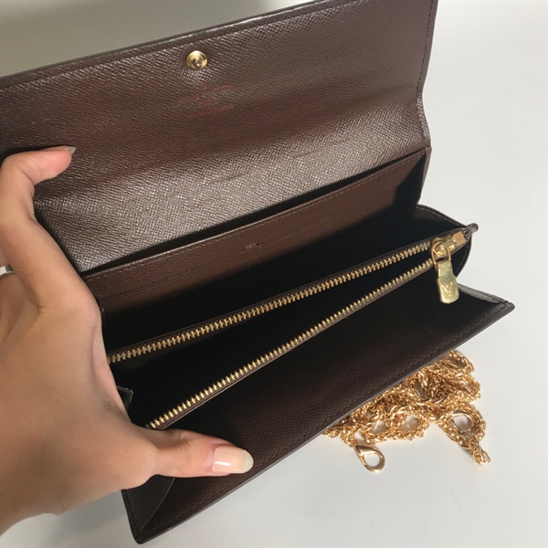 Ví LV ô xích vàng +