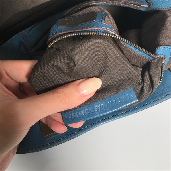 Túi xách Fendi xanh KG+