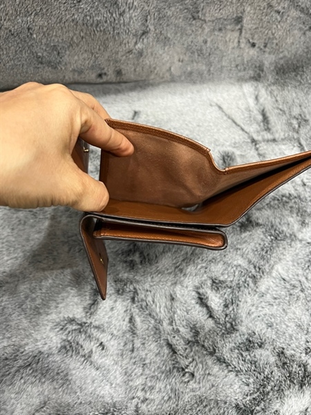 Ví LV hoa nâu 2 mặt KG+