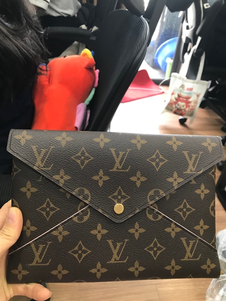 Túi LV Hoa Nâu Lòng Hồng KG+