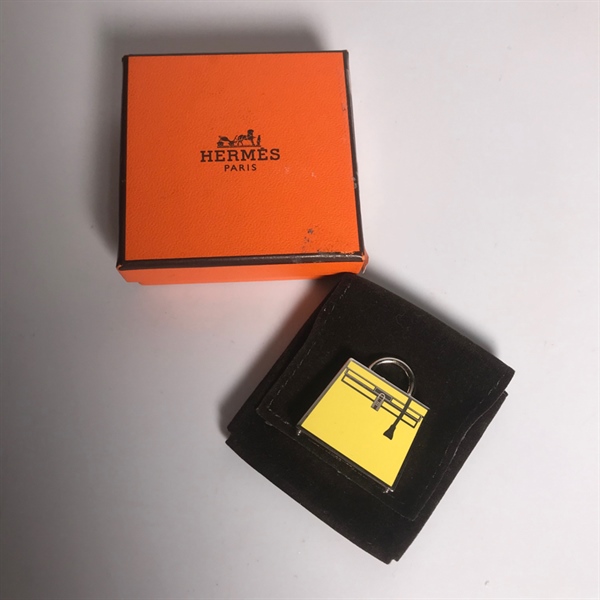 Charm Hermes túi xách vàng +