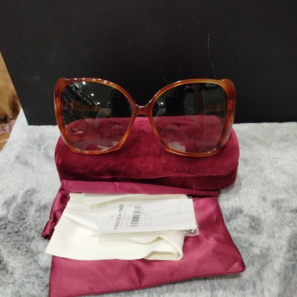 Kính GG mắt lớn gọng nâu loang KG+