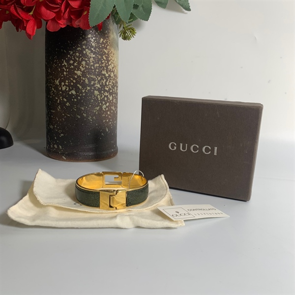 Vong tay Gucci xanh rêu KG+