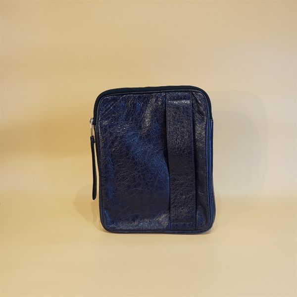 Túi cầm tay Balenciaga xanh đen+