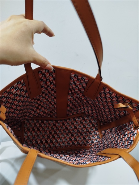 Túi Tote MCM Vàng Kèm Pound KG+