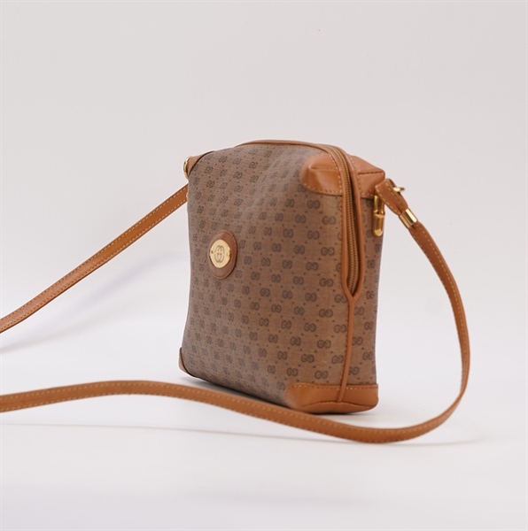 Túi GG nâu phối da KG+