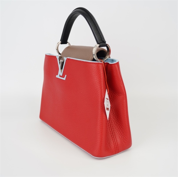Túi LV capu đỏ lòng xanh +