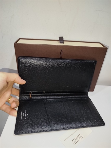 Ví LV Gập 2 Ô Vuông Nâu+