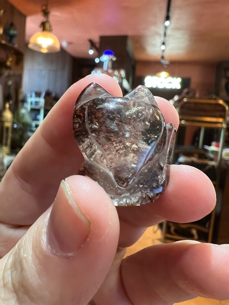 Mặt Hồ Ly thạch anh tóc +