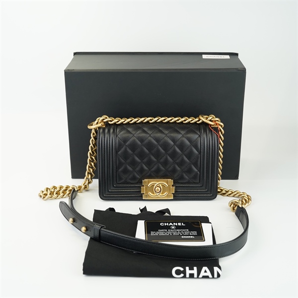 Túi chanel BOY đen +