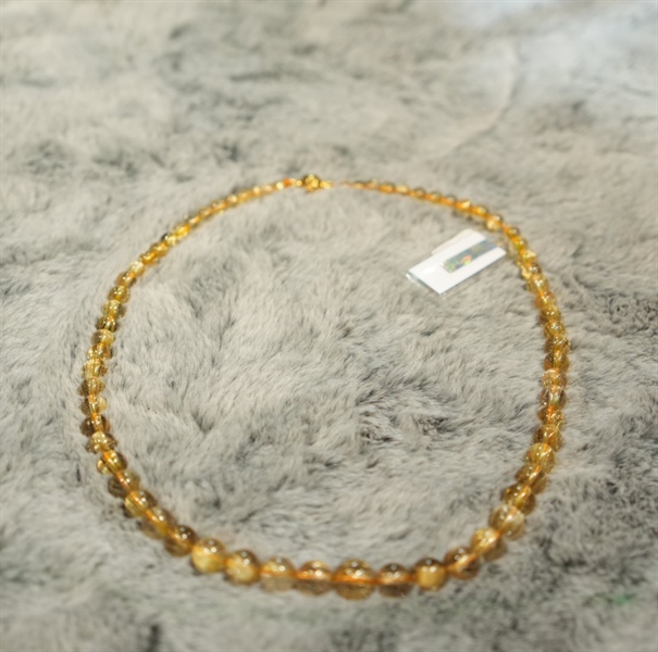 Vòng chuỗi thạch anh tóc vàng 334936 +