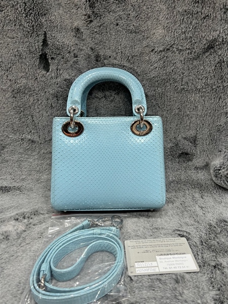 Túi Dior Lady xanh +