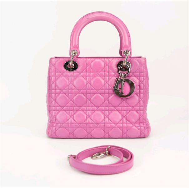 Túi Dior Lady hồng (BQ) KG+