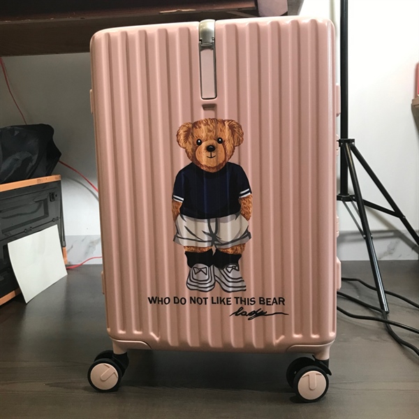 Vali gấu hồng KG+