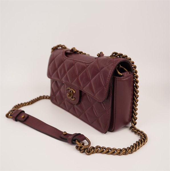 Túi Chanel đỏ đô size 30cm++