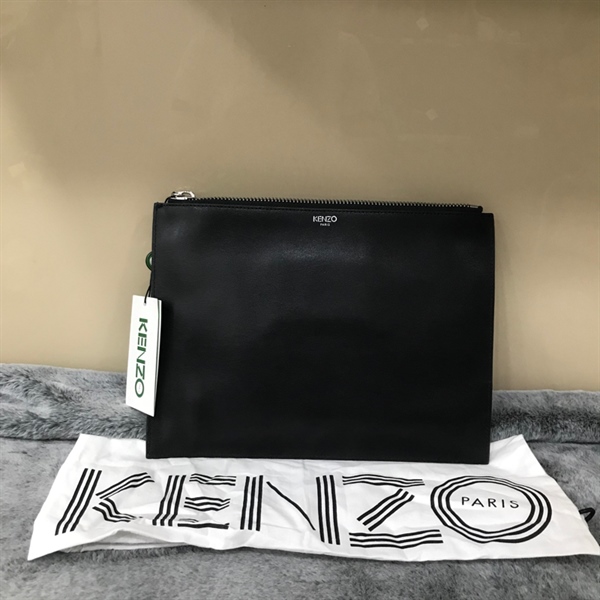 Túi Clutch Kenzo Đen Hình Con Mắt KG+