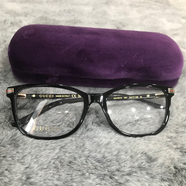 Kính GG viền đen mảnh gạch xanh đỏ KG+