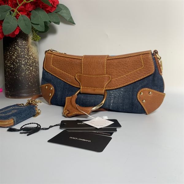 Túi jeans Dolce Gabbana + poud KG+