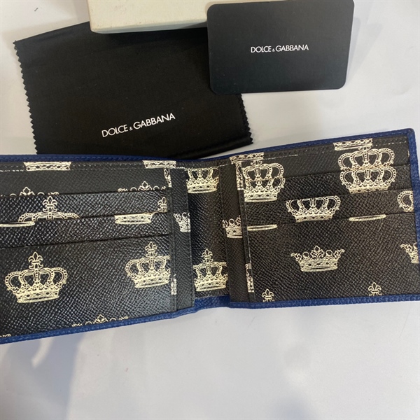 Ví Dolce Gabbana xanh KG +5