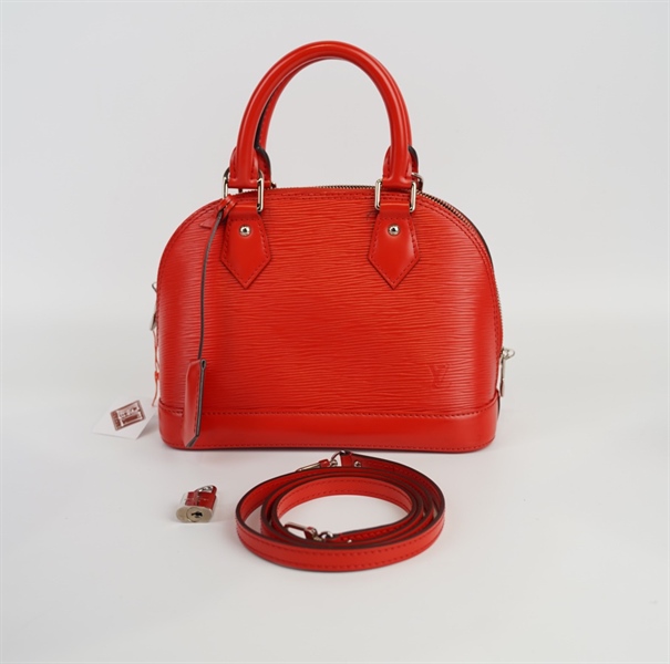 Túi LV Alma vân đỏ cam +