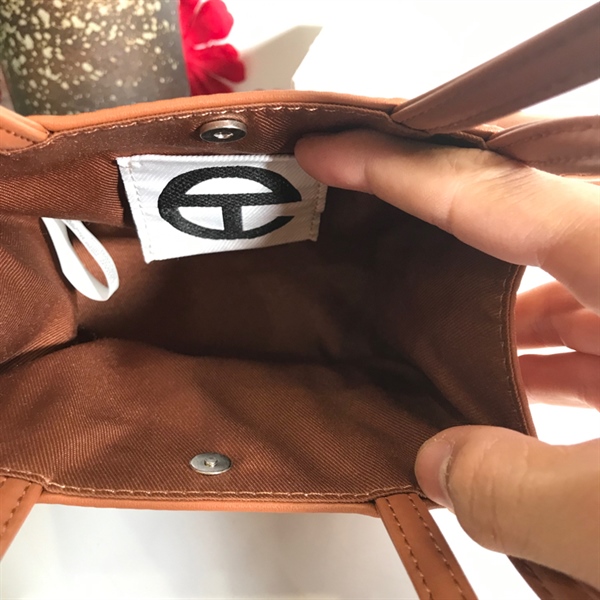 Túi Telfar nâu KG+