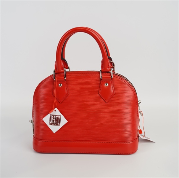 Túi LV Alma vân đỏ cam +