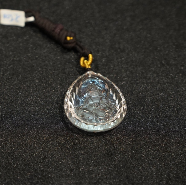 Mặt Hoàng Tài thạch anh cắt giác KG+