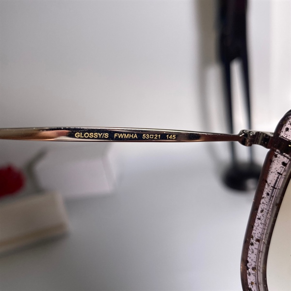 Kính Jimmy Choo gọng sắt trắng KG+