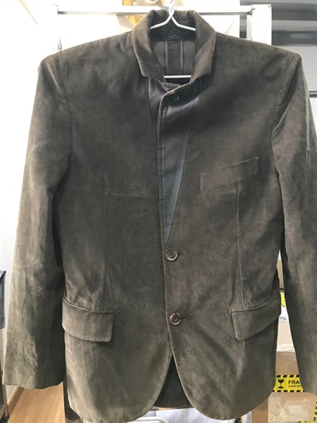 Áo Khoác Hermes Nhung Rêu KG+