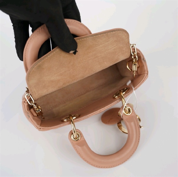 Túi Dior Joy màu nude size mini KG+